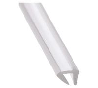 Bande de finition en caoutchouc souple. Bande d'étanchéité en caoutchouc flexible forme de U - Protection des bords et solution résistante aux intempéries(12mmx15mmx1m)