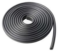 Bande de finition en caoutchouc souple. Joint d'étanchéité en caoutchouc noir forme de U 5 m - Bande bordure protection for trappes, casiers et panneaux(1mmx4mmx9mm)