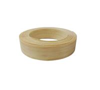 Bande de finition en placage de chêne, Ruban de bande chant en placage bois, fer pré-collé sur plusieurs tailles multicolores(Pine,2.6 cmx 8m)