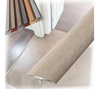 Bande de Finition en T Aluminium - Profilé de Transition de Séparation Sol - pour Seuil Carrelage Stratifié Parquet - Barre Décorative de Raccordement de Jonction(Hazy Time,W3.3cmxL90cm)