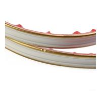 Bande de Finition Flexible 1M pour Angle et Joint Espace Bande | Matériau PVC souple, étanche et ignifuge, pour idéal pour zones humides comme cuisine et salle de bain(Lined Gold)