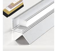 Bande de finition for sol, bande de transition autocollante, longueur 300 cm, adaptée aux encadrements de porte/angles muraux/appuis de fenêtre/bandes de finition for escaliers(C,W-50MM)