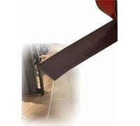 Bande de finition multifonctionnelle, profilé de transition auto-adhésif en PVC for sols vinyle, stratifié et moquette, masque les irrégularités.(Walnut color,131.2ftx1.6")