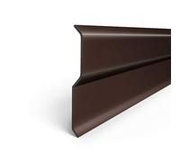 Bande de Finition pour solin de cheminée en Aluminium, Couleur Brune, 2 mètres