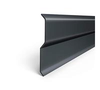 Bande de Finition pour solin de cheminée en Aluminium, Couleur Graphite, 2 mètres