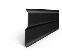 Bande de finition pour solin de cheminée en aluminium, couleur noire, 1 mètre