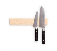 Bande De Fixation Murale Aimantée En Bois Massif Pour Couteaux De Cuisine | Porte-Couteaux Solide Avec Puissants Aimants En Néodyme | Toutes Les Tailles Et Couleurs