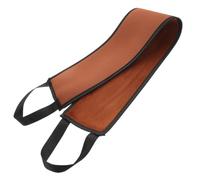 Bande de Frottement de Bain Longue en Flocking Marron | Applique Gels, Bande Confortable, Usage et Dos, Format Allongé pour Gestes Précis