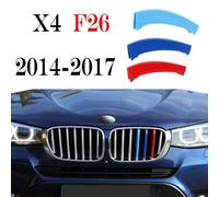Bande De Garniture De Calandre De Voiture,Bmw Bronchx2 Bery Tage X5 X6 X7 E84 F48 F49 F39 E83 F25 G01 F26 G02 E70 F15 E53 G05 E71 E72 F16 G06 G07,3 Pièces - Type F26 14-17 #B
