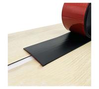 Bande de garniture de moquette auto-adhésive, bandes de recouvrement de sol de 3,2 pieds, bande de transition de sol, barres de seuil, séparateur de sol à coller(Black,76mm/3Inch(W))