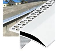 Bande De Garniture De Rebord De Fenêtre Avec Inverseur De Pluie, Protection | Empêche le ruissellement des eaux de pluie, installation facile, bord d'égouttement aluminium(50mm)