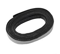 Bande de garniture en cuir synthétique pour tableau de bord de voiture, 4 m, noir avec ligne blanche, autocollant décoratif pour panneau de porte intérieure, montage extérieur automobile