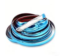 Bande de garniture extérieure de voiture pour renforcement et amélioration visuelle du cadre de fenêtre, moulage autocollant en PVC chromé, 20 mm de large, 5 m (30 mm x 5 m)