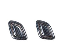 Bande de garniture intérieure de voiture Boutons de réglage de l'oreiller de siège ABS, paillettes de décoration pour X3 G01 G08 2018 4 pièces, accessoires d'intérieur de voiture(/Carbon fiber)