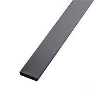 Bande de garniture murale miroir 5 m en acier inoxydable auto-décorative pour fond de salon, mur ou plafond (noir)