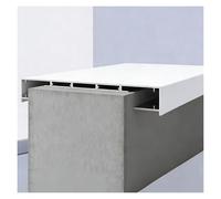 Bande de goutte-à-goutte résistante aux intempéries pour mur, nez, extérieur, couverture de dérivation d'eau de pluie, durable et clignotante pour protection des limites (25 x 70 cm)