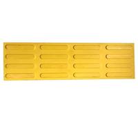 Bande de guidage podotactile - caoutchouc jaune