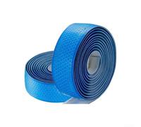 Bande de guidon à base de polyuréthane et EVA avec texture 3D absorbant la transpiration et respirabilité pour guidon de vélo de route, VTT, cannes à pêche, raquettes (bleu)