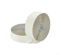 Bande de guidon à base de polyuréthane et EVA avec texture 3D absorbant la transpiration et respirabilité pour guidon de vélo de route, VTT, cannes à pêche, raquettes (blanc)