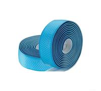 Bande de guidon à base de polyuréthane et EVA avec texture 3D absorbant la transpiration et respirabilité pour guidon de vélo de route, VTT, cannes à pêche, raquettes (bleu lac)