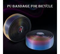 Bande De Guidon De Vélo Avec Bouchons, 1 Paire, Mousse De Caoutchouc Élastique, Antidérapante, 215cm, Revêtement De Barre De Poignée Léger Et Flexible, N66