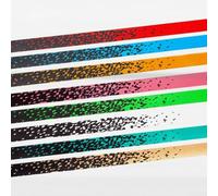 Bande de guidon de vélo de route avec design dégradé avec couche antidérapante et mousse EVA pour une meilleure prise en main et absorption des chocs (rouge)