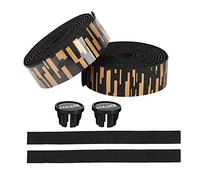 Bande de guidon de vélo de route EVA/PU, Absorption des chocs, confort, accessoire de cyclisme léger, bleu, noir, blanc, or, noir (gold black)