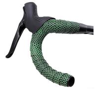 Bande de guidon de vélo de route, texture nid d'abeille, respirant, antidérapant, revêtement PU/EVA pour prise en main, absorption des chocs, 210 x 3 cm (vert)