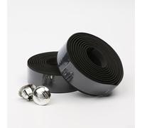 Bande de guidon de vélo en mousse de caoutchouc pour vélo de route avec propriétés anti-transpiration et amortisseurs de chocs flexible et matériau pour plus de confort (noir)