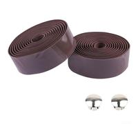 Bande de guidon de vélo en mousse de caoutchouc pour vélo de route, offrant une absorption des chocs flexible et une protection antidérapante contre la transpiration (marron)