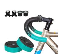 Bande de guidon de vélo EVA PU dégradé pour une meilleure sensation de conduite (cyan)