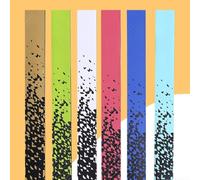 Bande de guidon élégante pour vélo de route, poignée rembourrée en cuir souple, complète avec extrémité de barre pour une utilisation facile (noir et blanc)