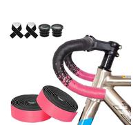 Bande de guidon en EVA hautement élastique pour vélo de route, design antidérapant dégradé pour plus de confort (rose)
