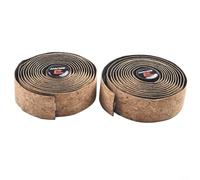 Bande de guidon en polyuréthane avec texture en bois, antidérapante et légère pour guidon de vélo - Compatible avec la plupart des vélos de route et de piste