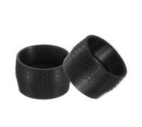 Bande de guidon pour paire d'anneaux, vélo de route, joint torique en gel de silicone pour fixation de guidon de vélo de route, accessoire de sangle antidérapante (noir)