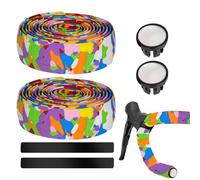 Bande de guidon | Revêtement adhésif EVA pour vélos de route | Bande antidérapante pour plus de confort et de contrôle | Idéal pour la conduite de moto amortissement des vibrations et installation