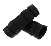 Bande de Jambe 2 Pièces en Maille Coton, Poids de Cheville pour Course | Noir, Réutilisable, pour Exercices de Fitness, Conçu pour Hommes, Plaques Acier 8kg Non Incluses