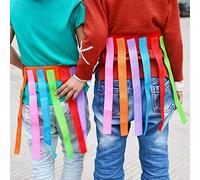 Bande de Jeu à Queue de Traction, Bracelet élastique + Ruban coloré, Bracelet de Jeu à Queue de Traction, Conception de Boucle à Crochet pour la Maternelle afin de Développer Les