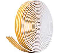Bande de Joint,30m Joint Fenetre et Porte Mousse Autocollante,Caoutchouc Joint D'étanchéité pour Anti-intempéries et Isolation Acoustique