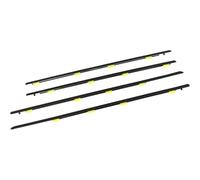 Bande de joint de porte de voiture Compatible Avec Civic 2001 2002 2003 2004 2005 Les Garnitures D'étanchéité Joints De Fenêtre Porte Voiture Vitre Bandes