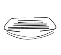 Bande de joint de porte de voiture Pour VW Pour Touareg 2011 2012 2013 2014 2015-2018 10 Pièces Moulures Porte Et Fenêtre Voiture Garnitures D'étanchéité Ceintures Coupe-froid