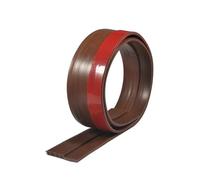 Bande de joint de porte en caoutchouc de silicone de 100 cm, auto-adhésive, forte réduction du bruit, isolant d'espace inférieur résistant aux intempéries, joint de porte pour