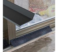 Bande De Joint Fenetres Coulissante, Déflecteur Adhésif En Caoutchouc Empêche Les Fuites De Pluie, Largeur 4.5/5.5cm Longueur 0.5m-5m Barrière D'eau Pour Seuil De Porte Et De Fenêtre(4.5cmx50cm)