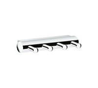 bande de Keuco Plan 14913170000 Aluminium argent anodisé, avec 4 crochets