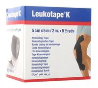 Bande de kinésiologie - ESSITY - Leukotape K Rose - 5 cm x 5 m - Latex naturel - Multi-usages