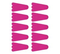 Bande de kinésiologie pour pied, 10 pièces imperméable, Rose Red | Bande athlétique en coton élastique pour le soutien des articulations, le soulagement des douleurs musculaires, le