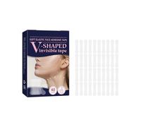 Bande de lifting pour le visage, bande de lifting invisible, lifting du visage, lifting du cou et des yeux, en forme de V, outil de lifting instantané pour le visage (1 paquet)