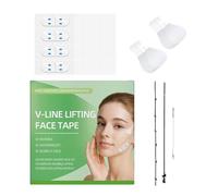 Bande de lifting pour le visage - Raffermissement du cou, design invisible et respirant - Bande de lifting raffermissant pour la peau flasque - Bandes discrètes pour un raffermissement immédiat et une