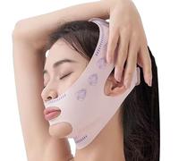 Bande de lifting visage,Bandage Tenseur Élastique Respirant | Amincissant visage et anti-double menton,pour Femmes, Hommes, Adultes, Intérieur, Maison, Voyage, Nuit, Soins de la Peau