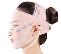 Bande de lifting visage,Bandage Tenseur Élastique Respirant,Réducteur de Double Menton et Liftant pour le Cou - Pour femmes, hommes, usage domestique, voyage, nuit, matin, soin de la peau